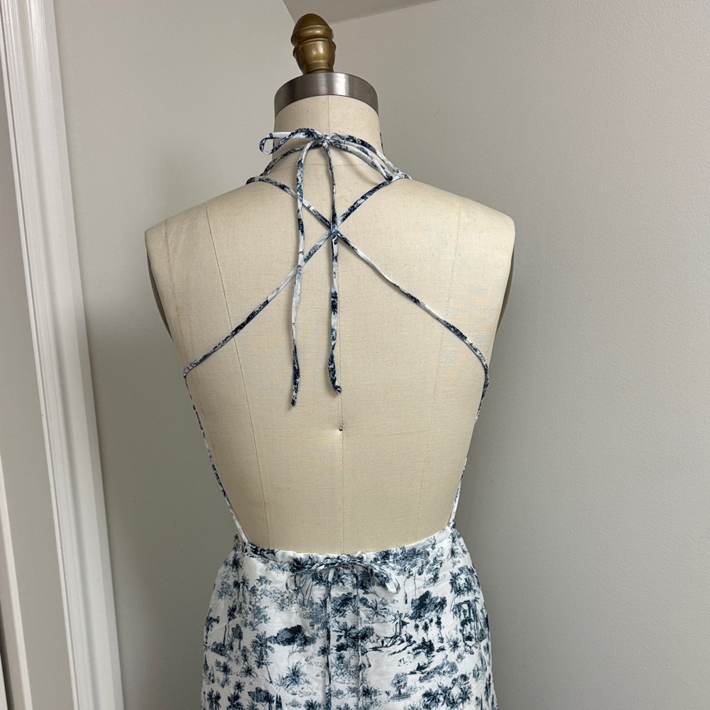 SIR the label Blue and White Maxi Dress - Picture 6 of 14